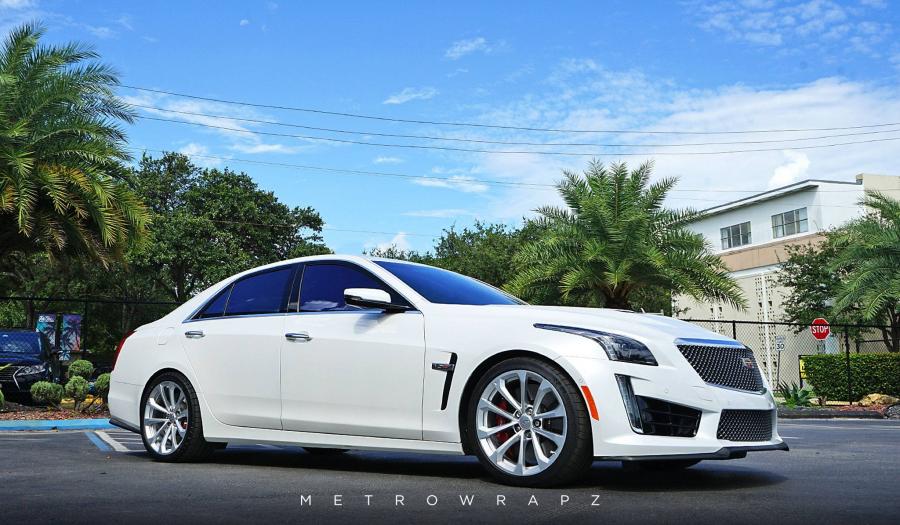 Cadillac CTS Carbon Fiber Accents by MetroWrapz '2016